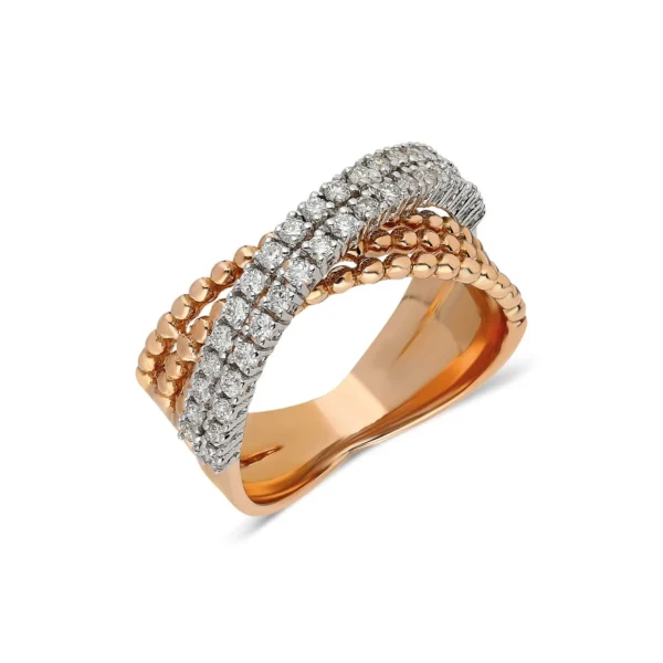 0,56 CT Pırlantalı Fantezi Yüzük 18K