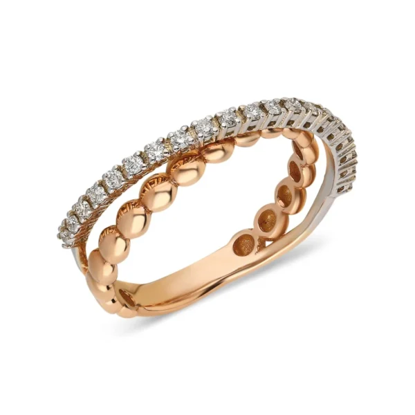 0,25 CT Pırlantalı Fantezi Yüzük 18K